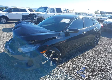 2017 Honda Civic Touring from USA, damaged, VIN 19XFC1F98HE202486